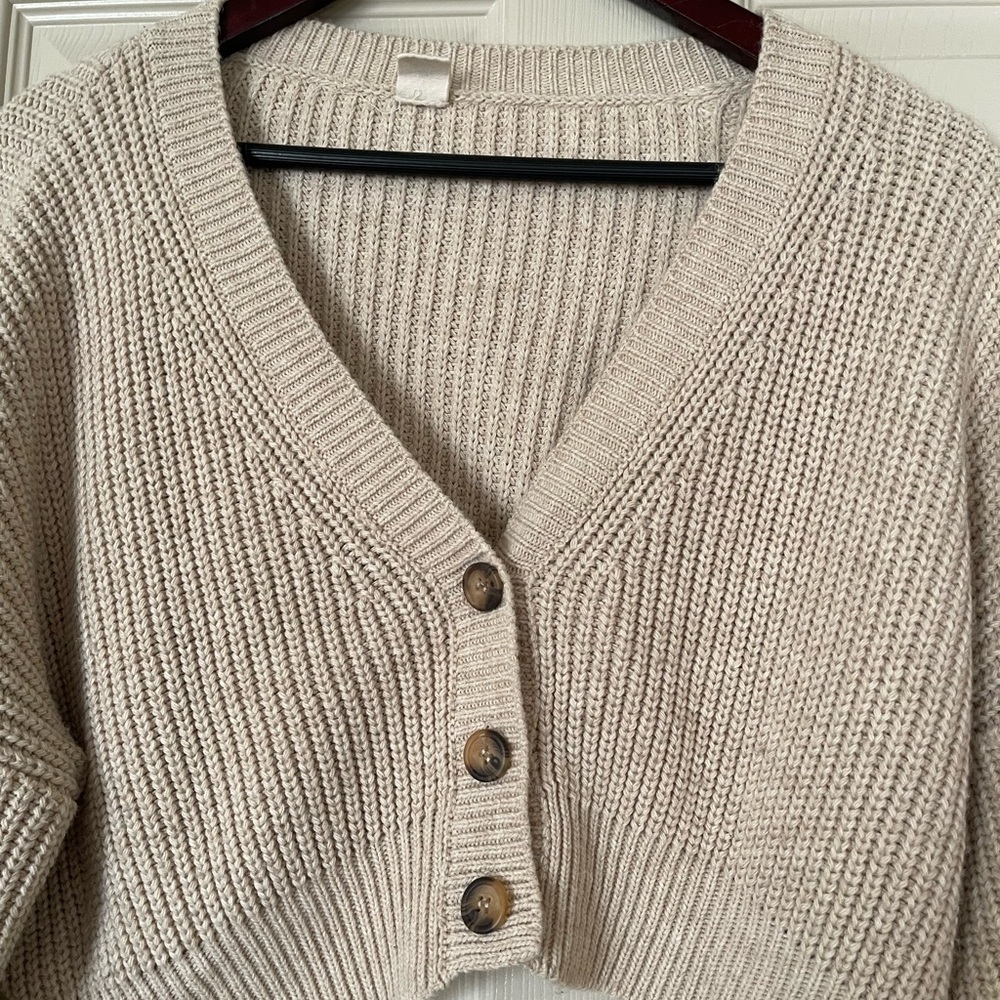 Urban Outfitters Kai Tan Cropped Cardigan size Xl - Picture 4 of 8